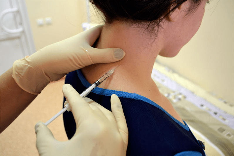 Anestetička blokada za osteohondrozu
